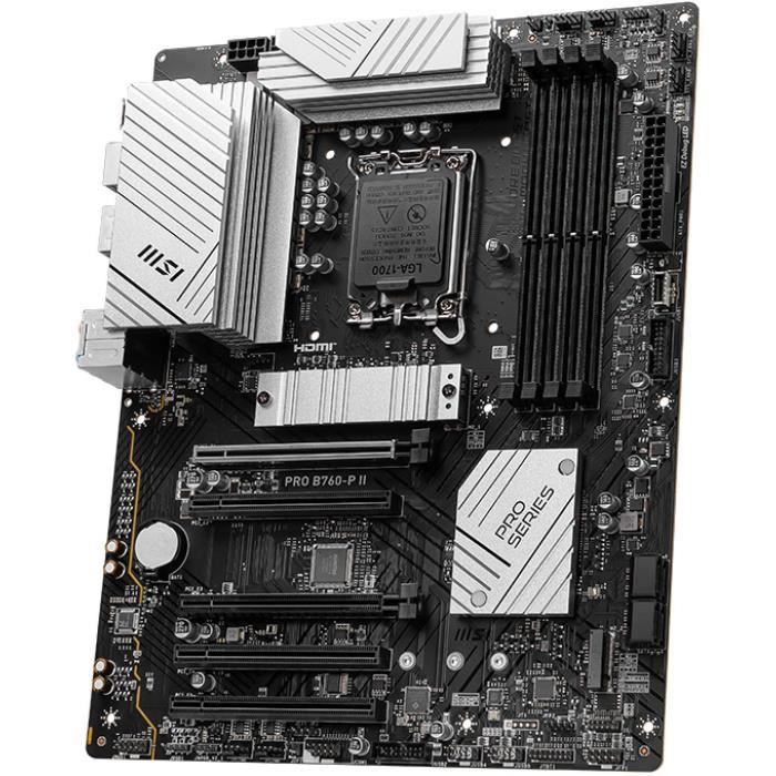 Carte mère - MSI - PRO B760-P II carte mère Intel B760 LGA 1700 ATX