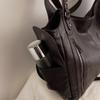 Faux Leather Tote Bag with Dual Zipper Pockets Adjustable Shoulder Strap Women's Everyday Fashion Handbag