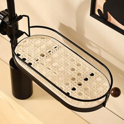 Waterproof Shower Shampoo Holder Removable Sink Drain Organizer Dishcloth Drain Basket  Home Use