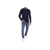 Levis FW23 Solid Color Crew Neck Pullover Long Sleeve Sweatshirt Men Sweatshirt Blue A4320-0001