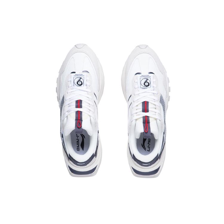 New LiNing Fangyuan EVO Breathable Low Top Sports Casual Shoes Women's White Blue AGCR228-6