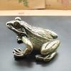 Solid Frog Figurine Small And Cute Traditional Craft 38x35x20mm Office Tabletop Decoration Rigorous Process Classic