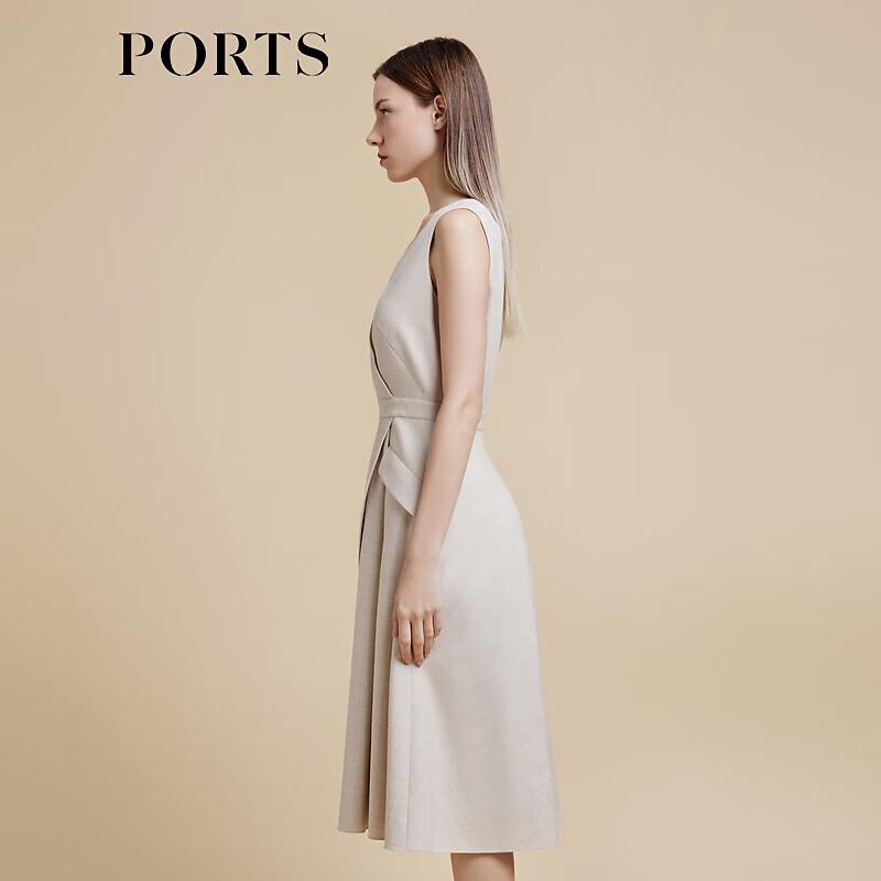 Ports Women's Sleeveless Knitted Plaid Dress