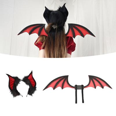 Women's Bat Headbands Soft Comfortable Hair Hoop Unique Styles Hair Rings for Role Playing and Festivals