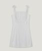 Teuwi Flirty Lace Strap Sleeveless Mini Dress
