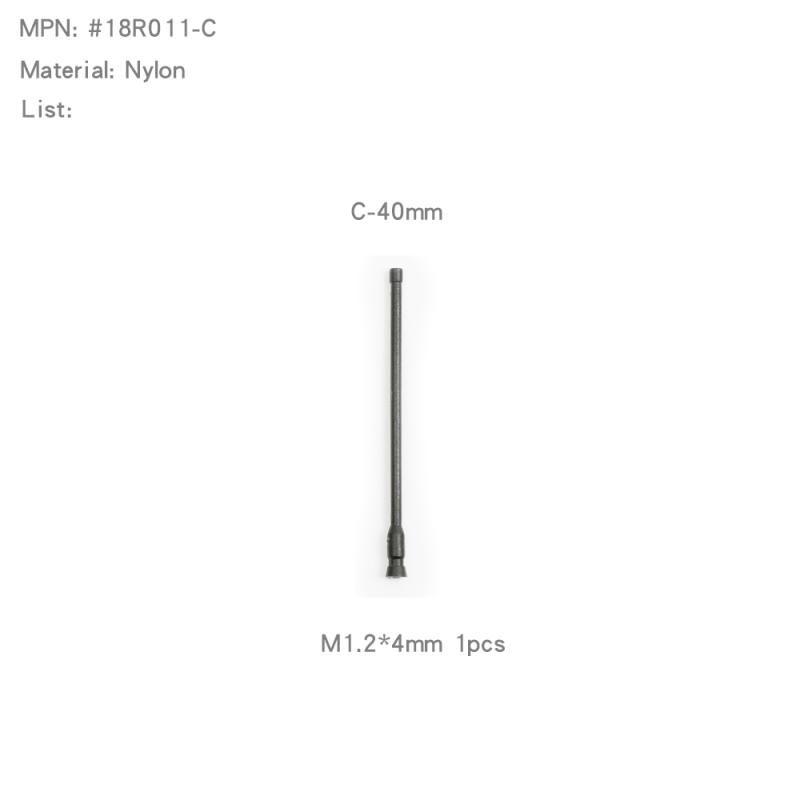 Simulated Antenna Aerial Decoration Signal Pole for 1/12 1/18 1/10 1/8 RC Car Crawler TRX4m MN168 MN-222 MN82 Mn99s UDR
