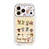 Cute cartoon applies to Apple 17promax mobile phone case iphone15 feather yarn 16 mirror holder 14 advanced sense
