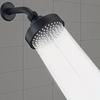 High Pressure Black Shower Head Sprayer Adjustable Rainfall Wall Mounted Bathroom Fixture Faucet Bathroom Accessories