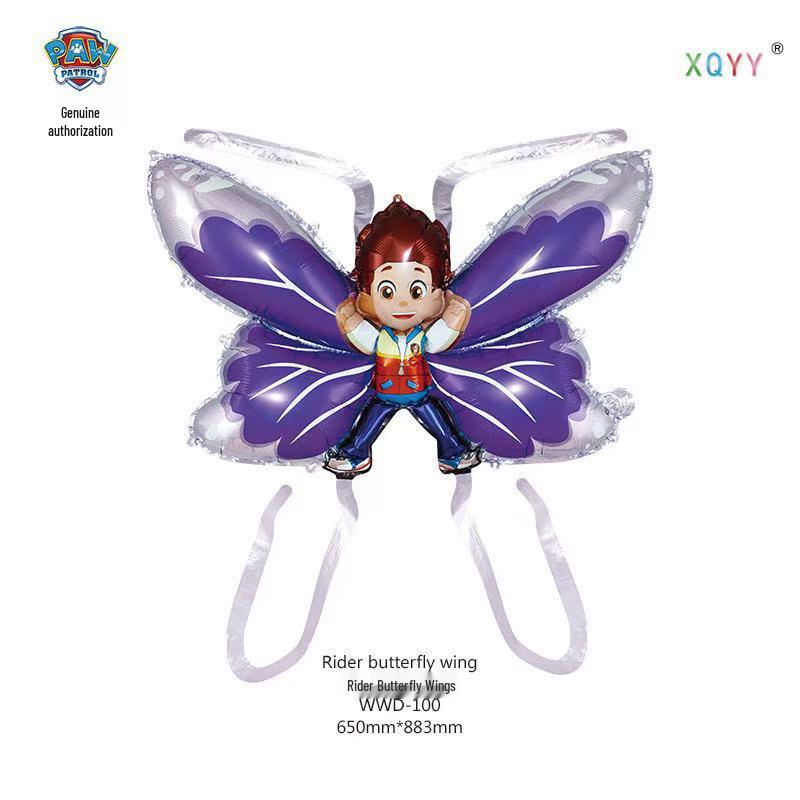 Colorful Children's Angel Wings Inflatable Butterfly Balloons for Night Market and Street Stall Decoration