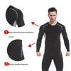 Men's Outdoor Pro Basketball Compression Tights & Quick-Drying Long-Sleeve Sports Shirt