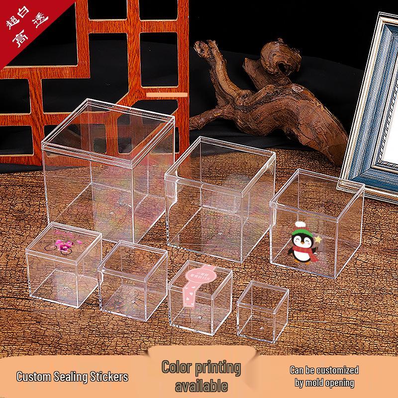 Clear Square Acrylic Candy and Slime Box for Weddings