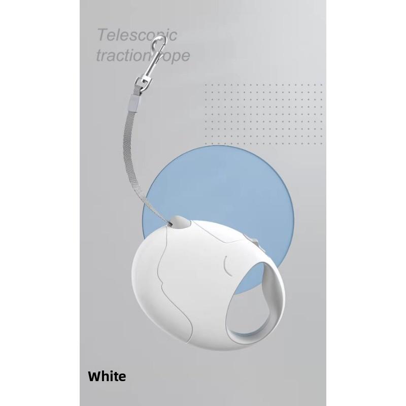 

Dog Leash, Automatic Telescopic Dog Leash, Teddy Small and Medium-sized Dog Chain, Pet Leash 2.5M белый