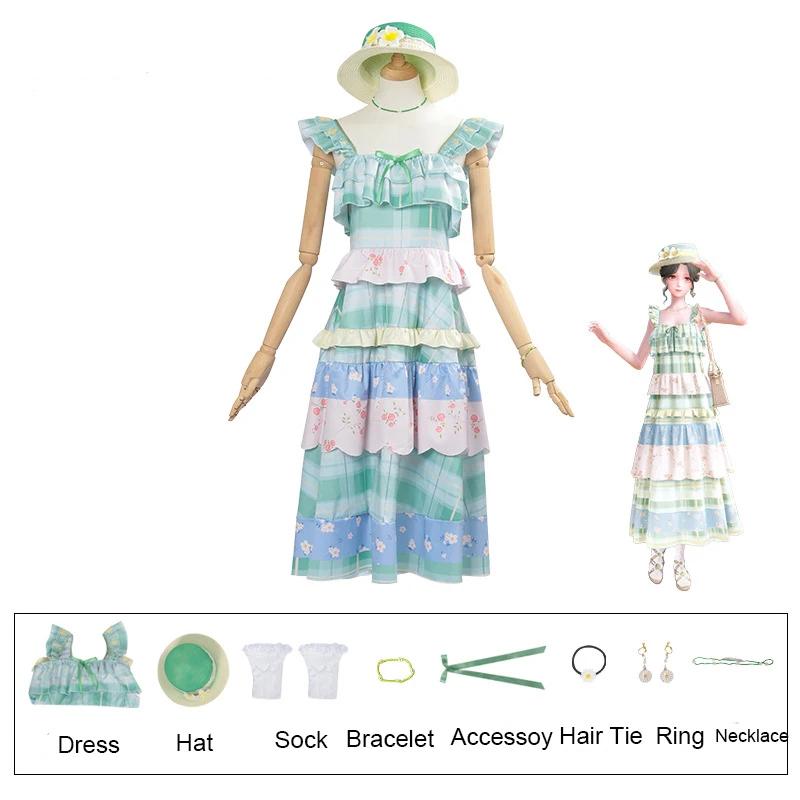 Nikki Cosplay Costume Floating Blossoms & Garden Of Dreams Collection Wilderness Fantasy Outfit For Halloween Carnival Roleplay