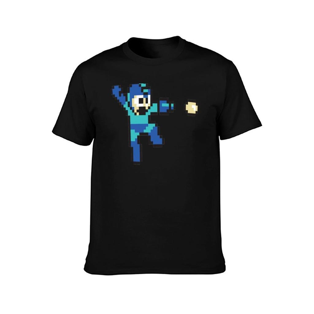 shirts for man t heavy T-Shirt pack cotton white megaman t shirt man retro