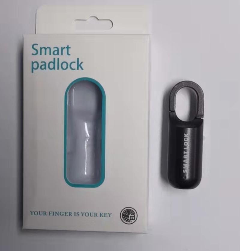 Compact Fingerprint Padlock for Backpacks, Luggage, Dorms, and Cabinets
