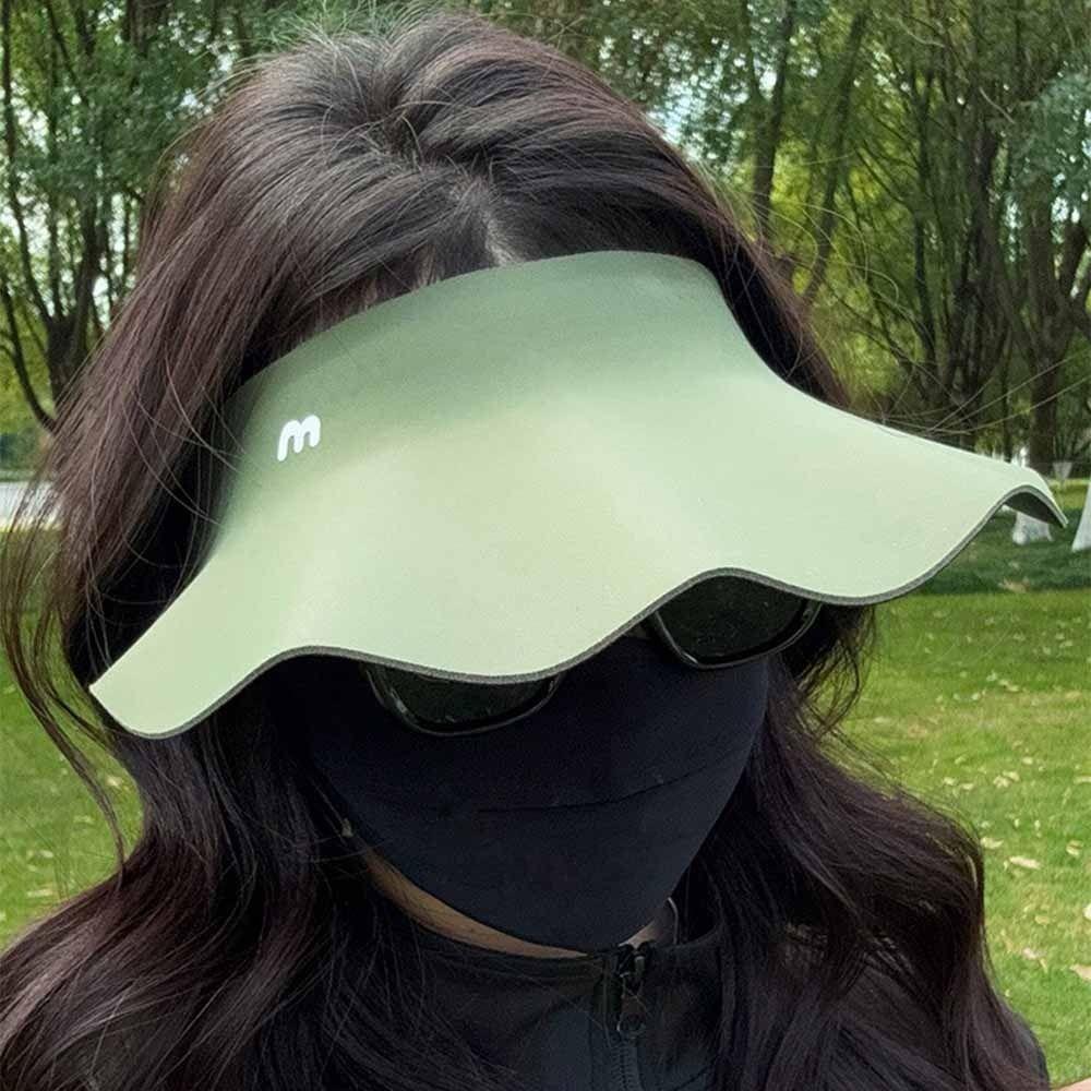 Sun Protection Women's Sun Hat Wide Brim Outdoor Bucket Hat Casual Foldable Shawl Hat  Summer