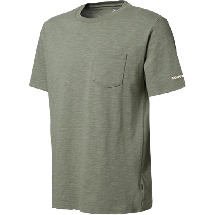 Converse Embroidered Wordmark T Shirt Men s Green 10008444-A10 L