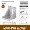 Aluminum 90° Corner Bracket Connector for 4040/2020/3030 Profiles