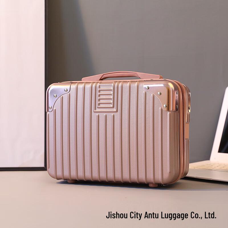 Li Shen Portable Makeup Case with Metal Corners 14 inch