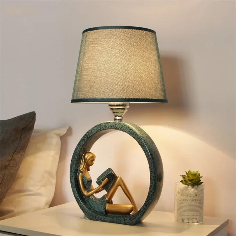 Simple Modern Bedroom Table Lamp Bedside Lamps Reading Table Light for Living Room Home Art Deco Table Lanterns Nightstand Lamp