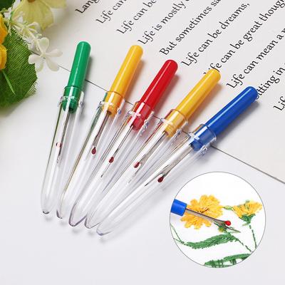 1Pcs Random Plastic Handle Craft Thread Cutter Seam Ripper Stitch Unpicker Sewing Tool Cross-Stitch Sewing Thread Remover