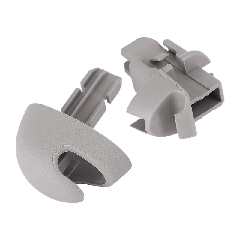5GE11TL2AA Sun Visor Clip Holder Retainer Fit for Dodge Durango 2000 2001 2002 2003 Gray Plastic