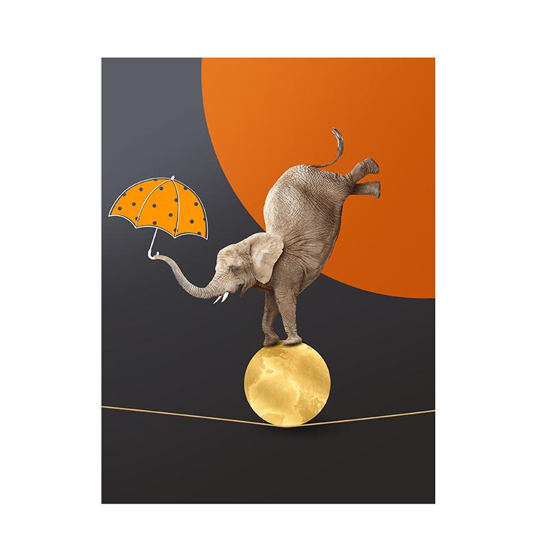 Animals Art Abstract Giraffe,Elephant,Zebra,Cat Poster Decor Poster Canvas Painting Wall Pictures Home Decor