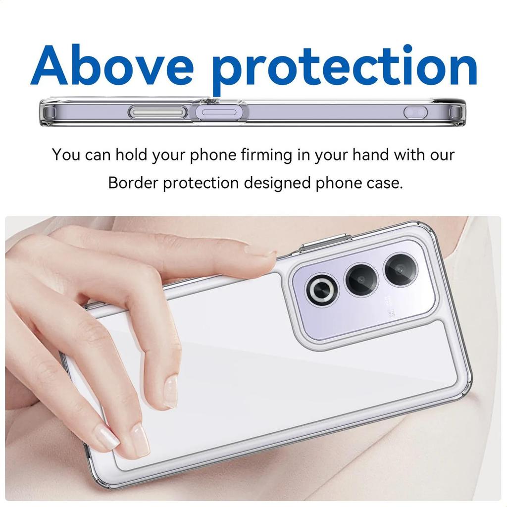 Phone Case For Oppo K12x 5g,Clear Transparent Phone Case Cover For Oppo K12x 5g