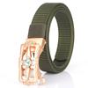 New Women'S Commuting Belt With Automatic Buckle Nylon Waistband, Outdoor Leisure Versatile Double-Layer Thick Belt