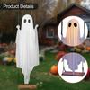 Glowing Halloween Swing with Remote 8 Light Modes Versatile Lifelike for Yard Tree Easy Setup 180cm