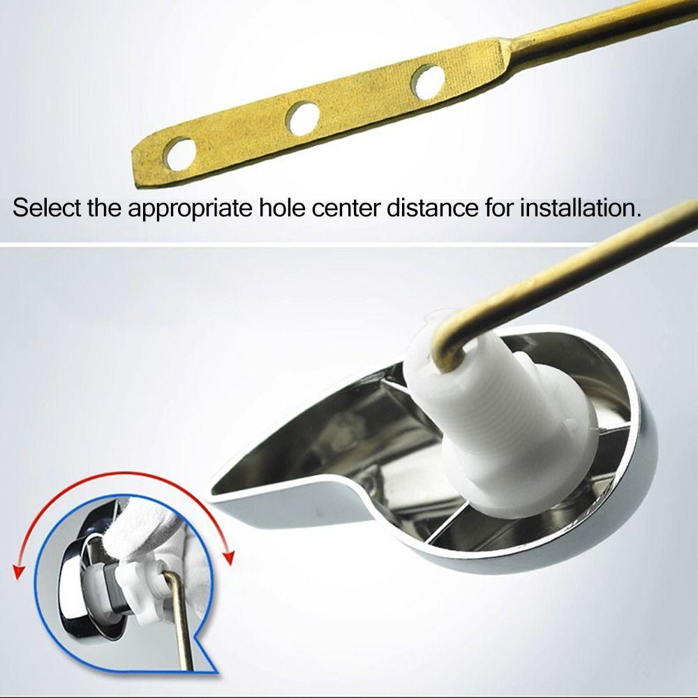 Brass Toilet Tank Handle Flush Lever Toilet Flush Button  Toilet Tank Replacemen