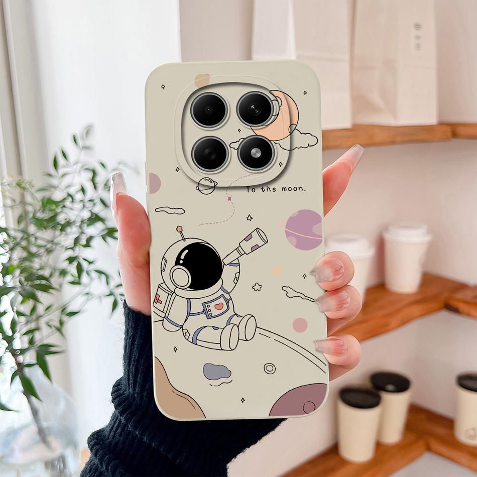 Case For Redmi Note 15 Pro Plus Candy Painted Flower Phone Cover For Redmi Note15 4G 5G Soft Camera Protecion Liquid Back Covers