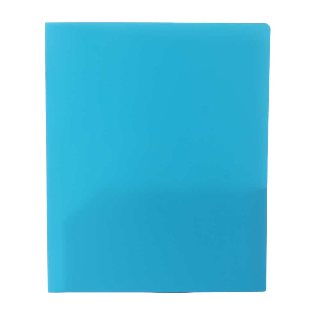 Fashion A4 File Folder with Pockets PP Folding Folders Large Capacity Multi-color Double Sided Pocket Folder Students