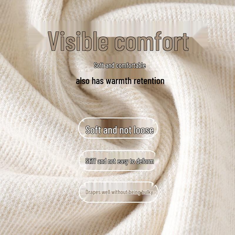 JEANSWEST Women's Faux Cashmere High-Waisted Loose Wide-Leg Knit Pants