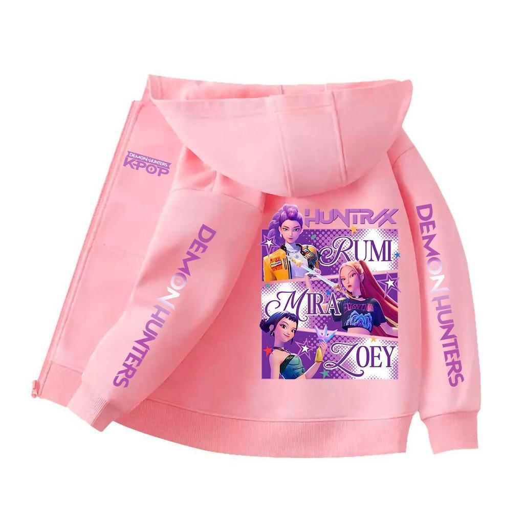 Children's Trendy Demon Hunter Hoodie – Loose Fit Sweatshirt