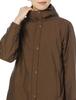 The North Face Compact Nomad Padded Slate Size L Women's Coat, Fleece, Windproof, Water-Repellent, Lightweight, Camping, Brown/Cappuccino,