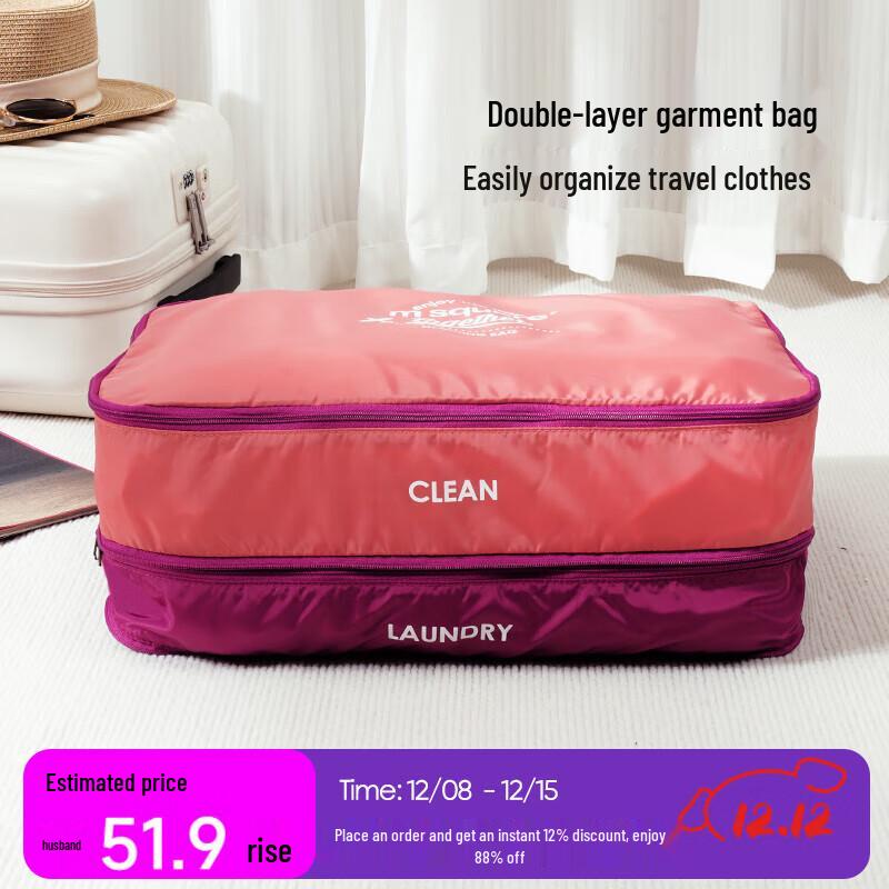 M Square Portable Travel Organizer Bag Color Block