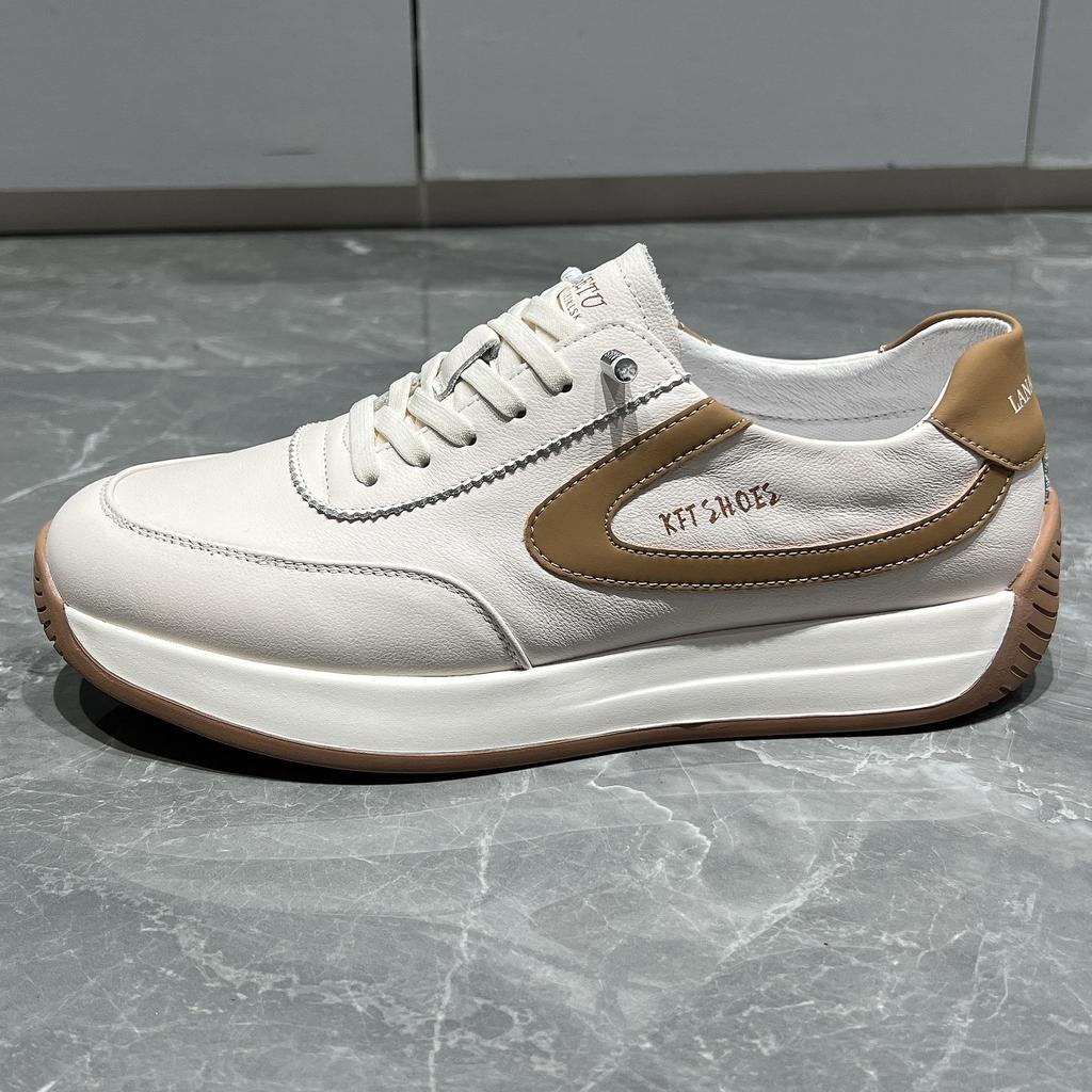 Herren 2025 Sommer Echtleder Casual Skate- & Laufschuhe - Trendiger Forrest Gump Stil.