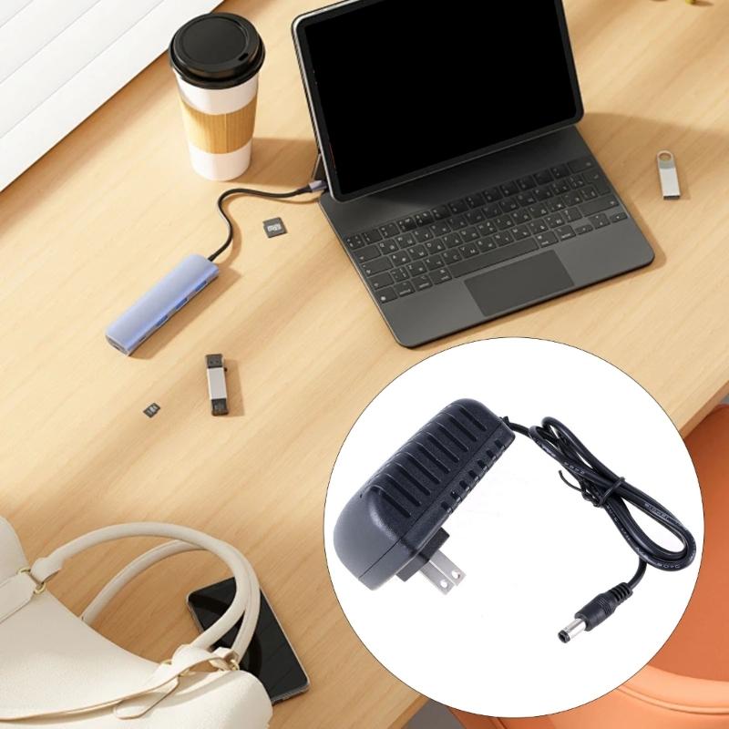 100-240V to 12V 2A with 5.5x2.5mm Plug 12V 2A Power Supply Adapter for LED Strips Light Routers CCTV Camera
