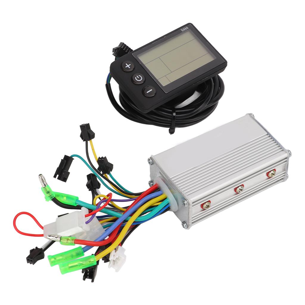 48V 60V 350W Electric Scooter Bike Brushless DC Motor Controller 866 LCD Display Panel Kit