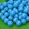 Airflow Practice Golf Ball, Small Golf Practice Ball Flight Hollow 41mm Golf Training Ball Plastic for Indoor & Outdoor