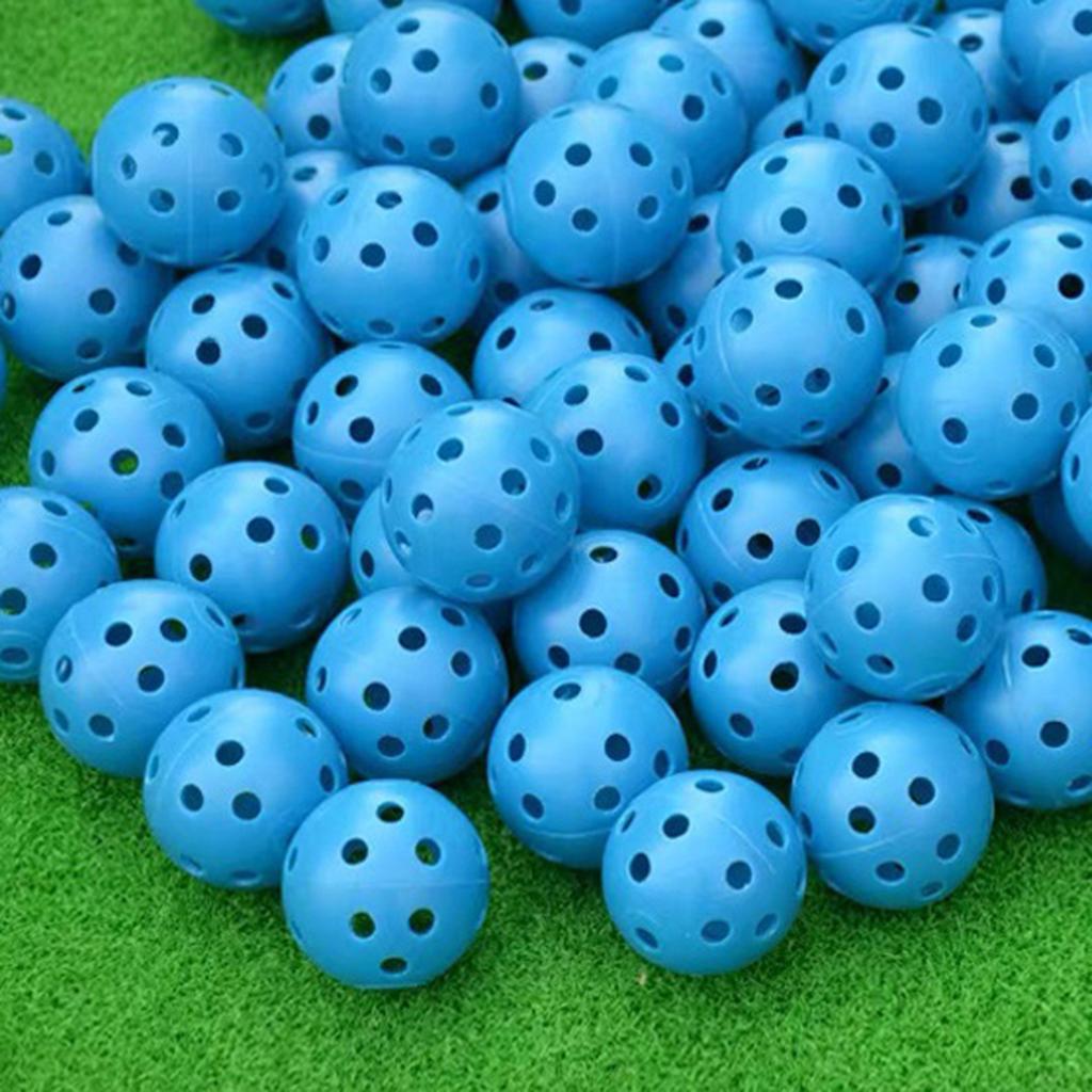 Airflow Practice Golf Ball, Small Golf Practice Ball Flight Hollow 41mm Golf Training Ball Plastic for Indoor & Outdoor