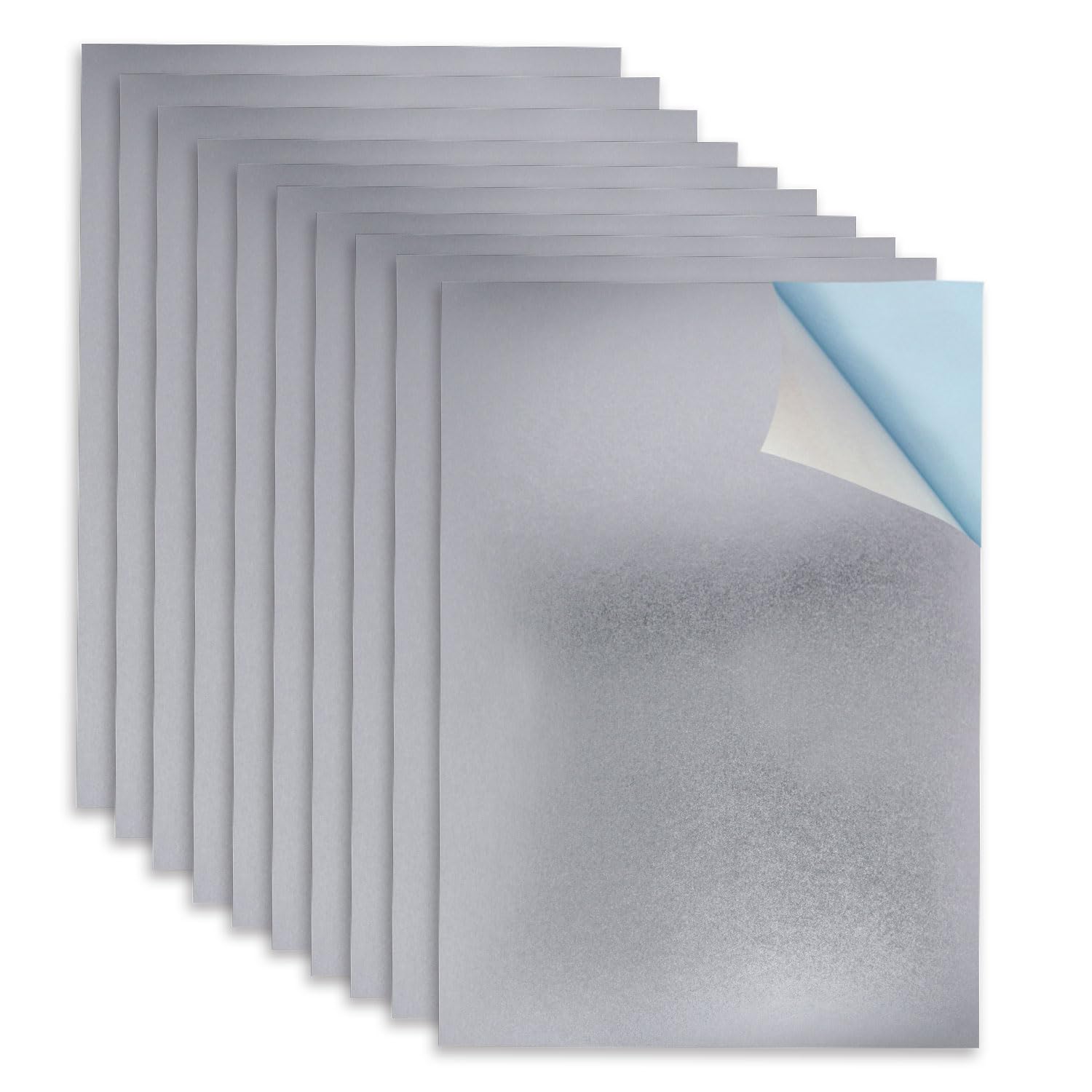 

Виготовлено у форматі A4 Срібний віяло для вирізання та виготовлення оригінальних наліпок Японія Самоклеючі наліпки в японському стилі, етикетки, листи, DIY, концерти, леттеринг, срібний