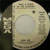 7inch Record DON HO - Take A Walk In The Country / Today  MR1225PROMO Mega 1975 Canada Pop Used