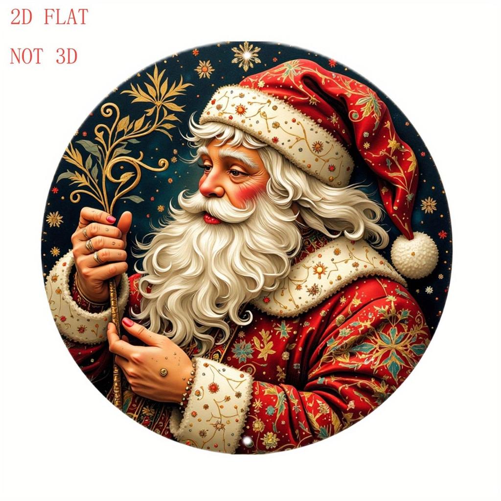 2D Flat Metal Wall Sign Decor