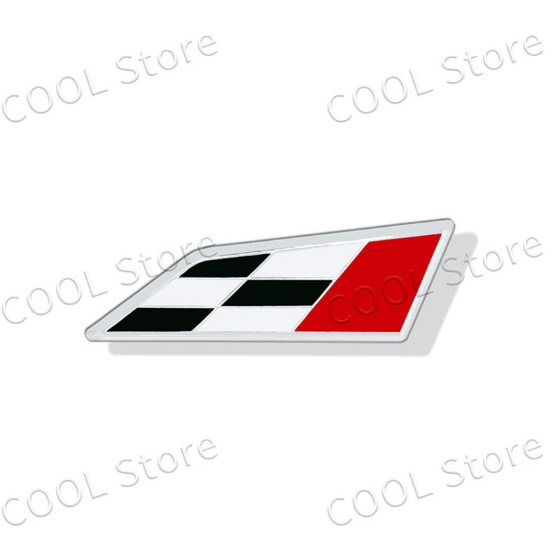 3D Chrome Metal Car Styling Race Flag Emblem Body Trunk Fender Badge Sticker For Seat Leon 300 Cupra Ateca Arona Ibiza Altea