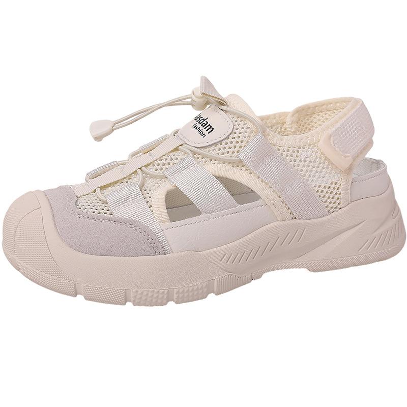 Campus style sports single shoes women's new summer mountaineering thick-soled mesh breathable and non-slip