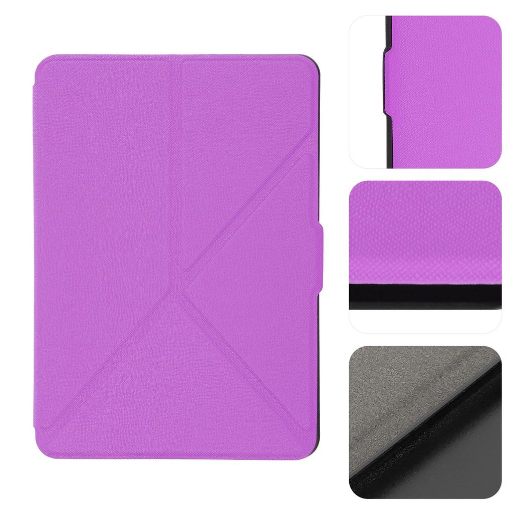 Protective Case Deformed Pattern EBook Reader PU Leather Cover for 1Celsius2Celsius3(Pink )