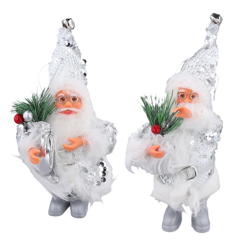 Christmas Home Party Santa Claus Ornaments Exquisite Desktop Bookshelf DIY Festival Supplies