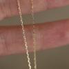 Delicate 14K Gold-Plated 925 Sterling Silver Necklace with Invisible Thin Chain and Pendant